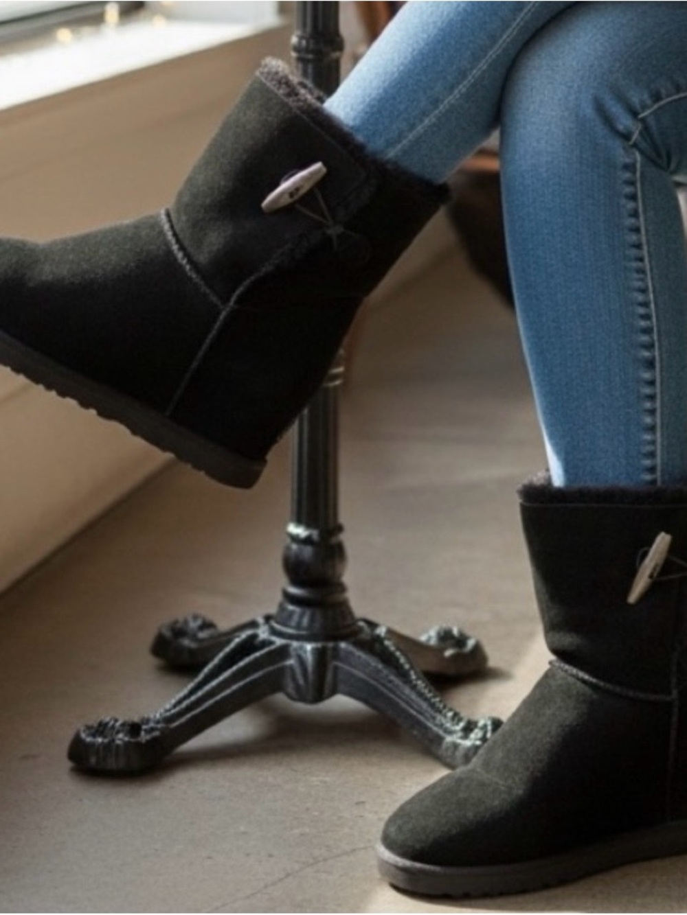 UGG Classic Femme Toggle Wedge Boots Booties